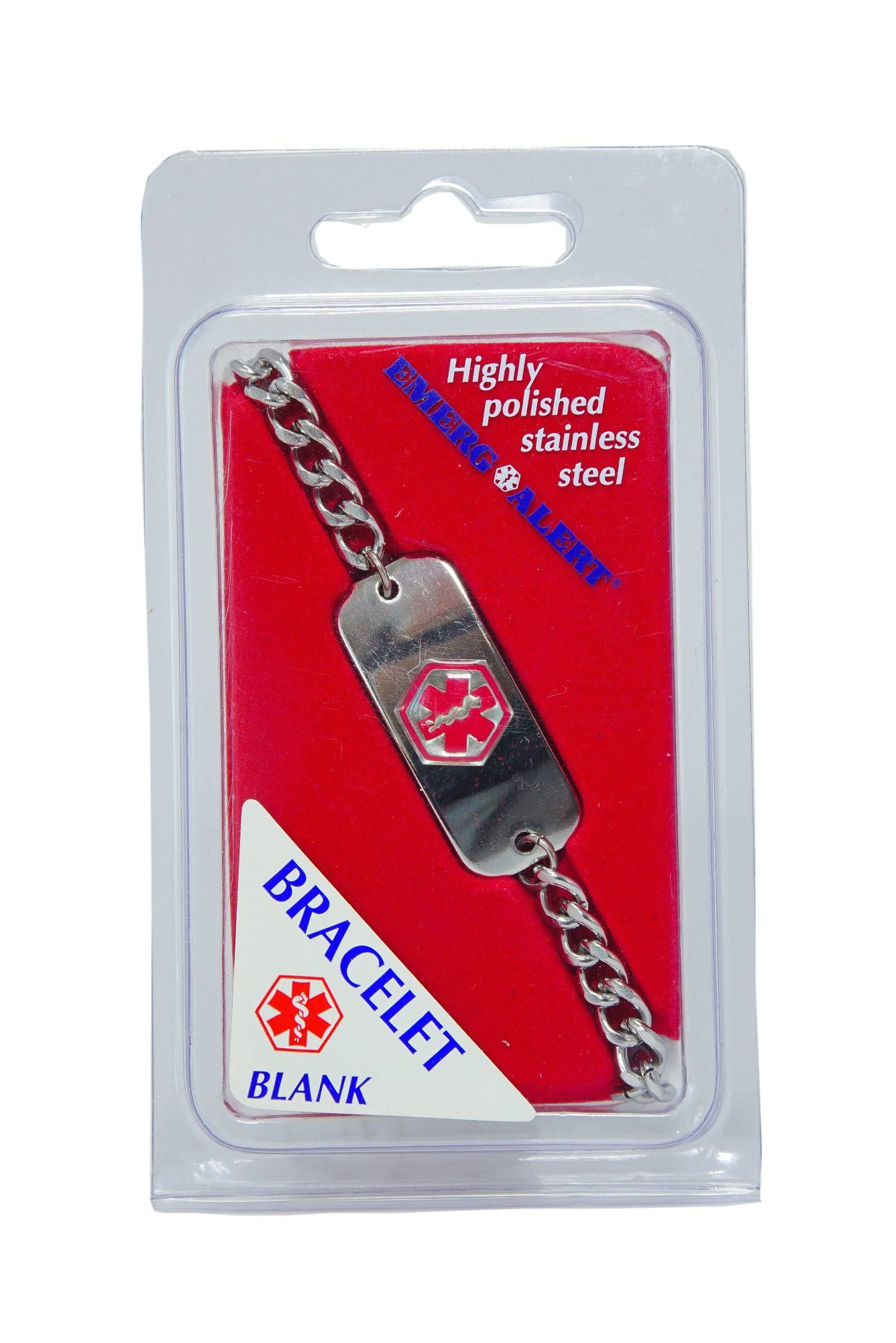EZY DOSE EMERG ALERT BRACELET ID STAINLESS STEEL MEDICAL EQUIPMENT